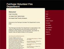 Tablet Screenshot of fairhopevfd.org